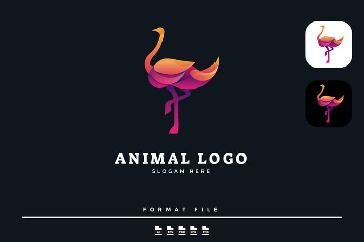 OSTRIC LOGO TEMPLATE