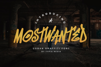 MostWanted Graffiti Font