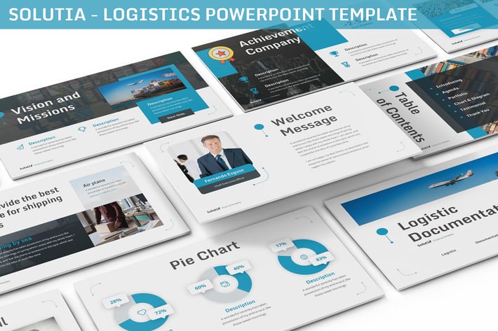 Solutia - Logistics Powerpoint Template