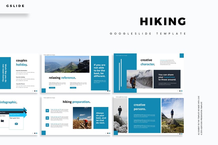 Hiking - Google Slides Template