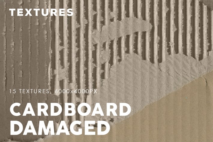 Damaged Cardboard Textures