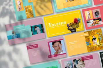 Raveena - Creative Keynote Template