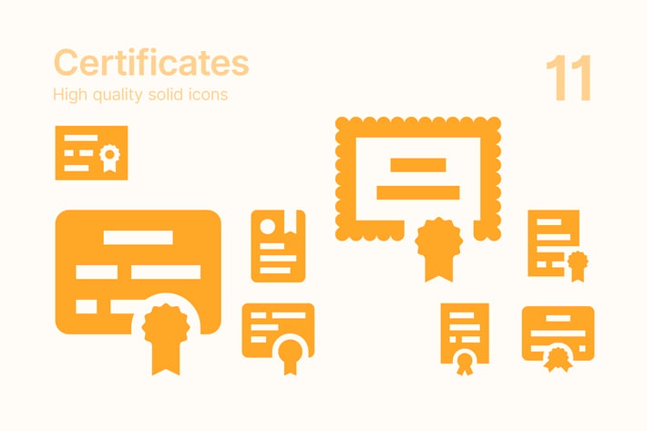 Certificate Icons