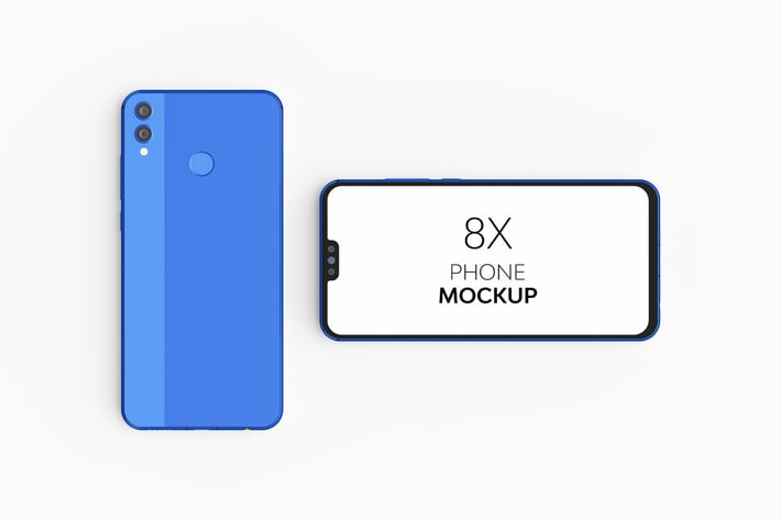 8X Phone Mockup