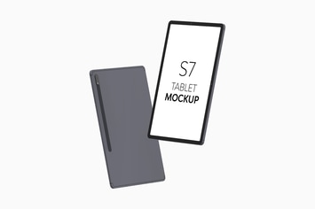 S7 Tablet Mockup