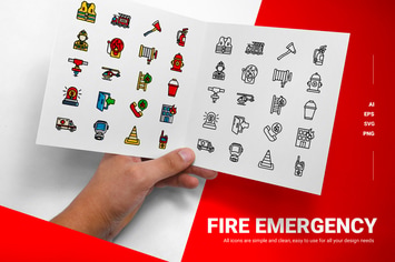 Fire Emergency - Icons