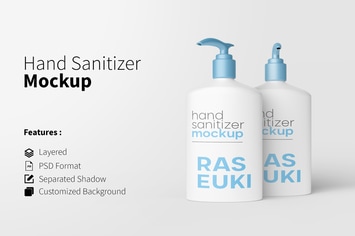 Hand Sanitizer Mockup