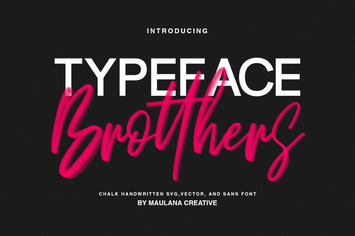 Brotthers - SVG Brush Free Sans Font