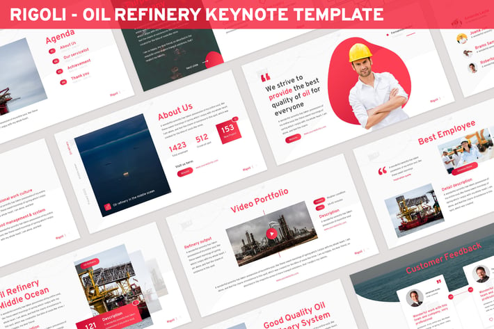 Rigoli - Oil Refinery Keynote Template