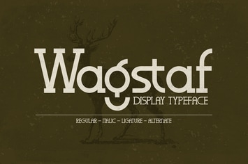 Wagstaf Display Typeface Font