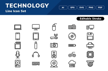 Technology Icon Set