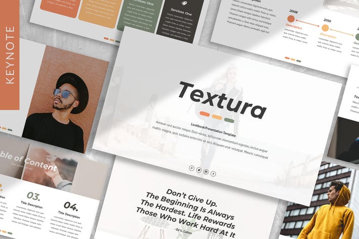 Textura - Creative Agency Lookbook Keynote
