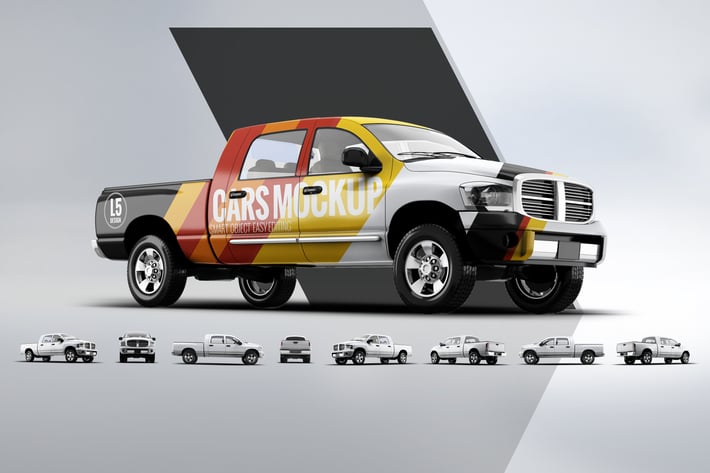 Pickup Truck Mock-Up