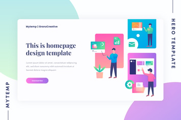 Mytemp - Teamwork Illustration v7