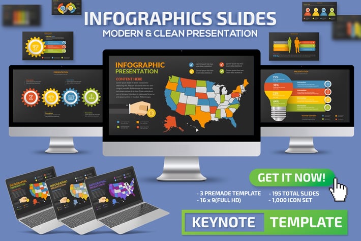 Infographics Slides Keynote Presentation