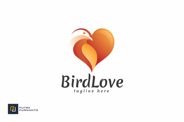 Bird Love - Logo Template