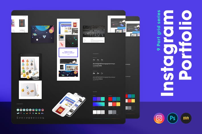 Instagram Portfolio - 9 Part grid series