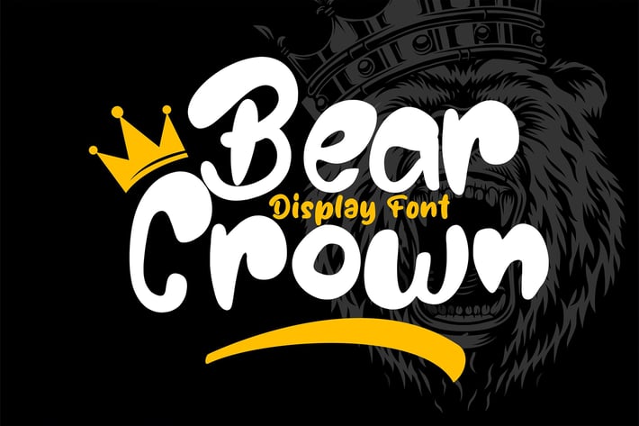 Bear Crown - Display Font