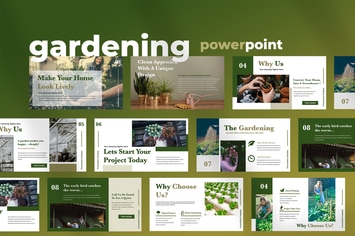 Ellen - Home Gardening Powerpoint Presentation