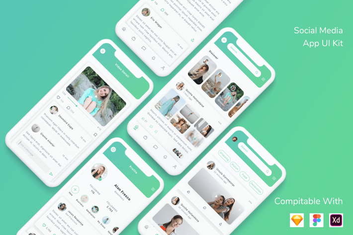 Social Media App UI Kit
