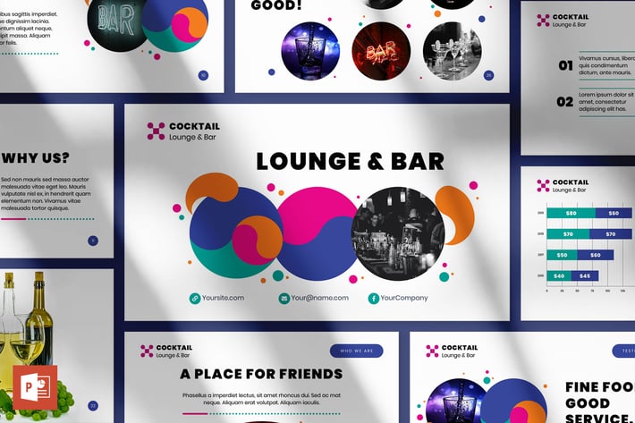 Lounge Bar PowerPoint Presentation Template