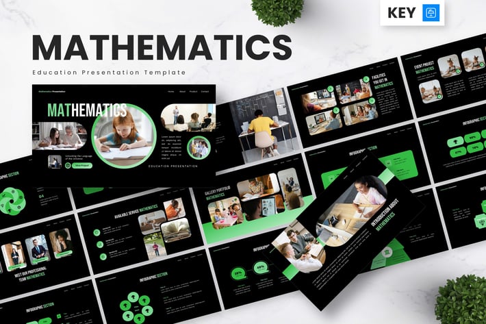 Mathematics - Education Keynote Templates