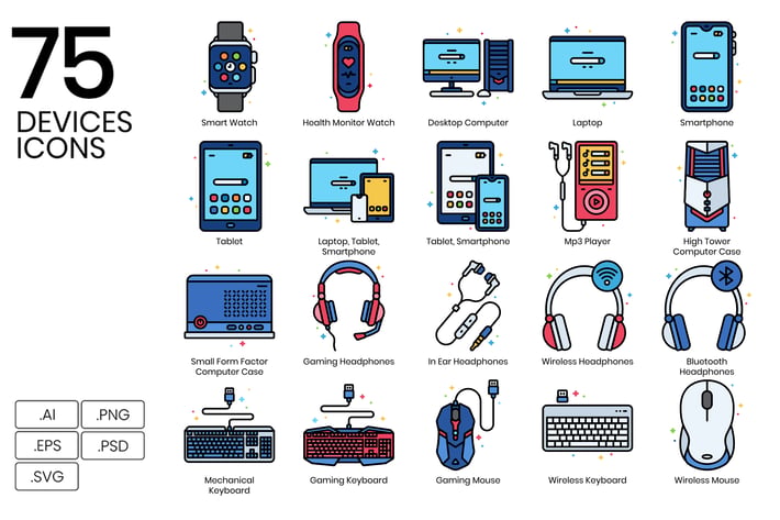 Devices & Technology Icons