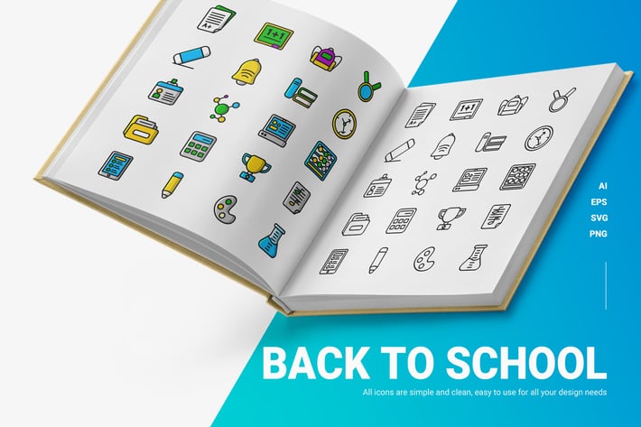 Back To School - Icons