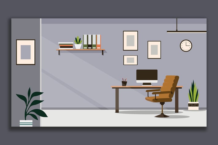 Work Space Illustration