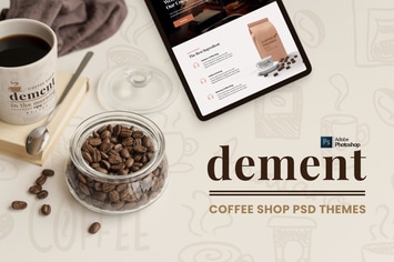 Dement - Coffee Shop PSD Themes