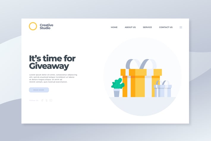 Giveaway - Landing Page