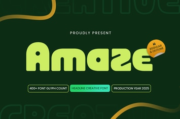 Amaze - Creative Font