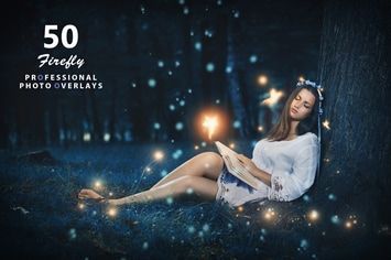 50 Firefly Photo Overlays
