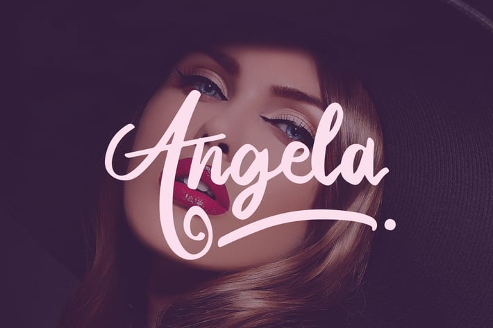 Angela - Beautiful Handwritten Font