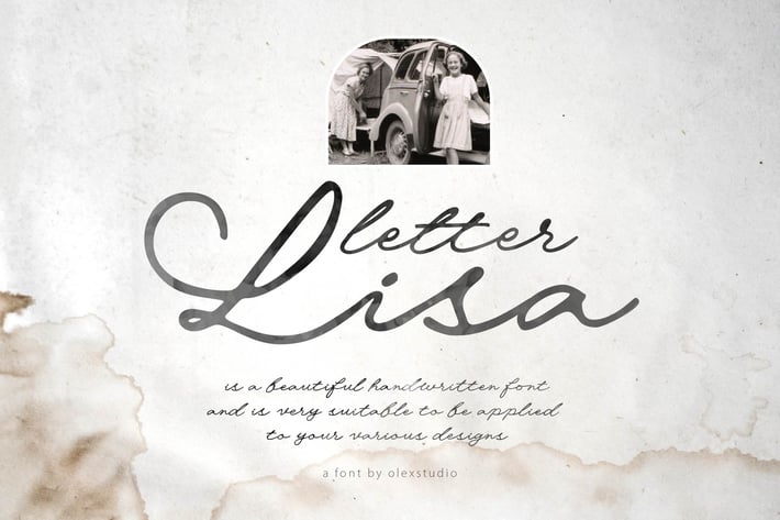Letter Lisa - Handwritten Script