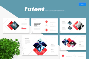 Futont - Futuristic Keynote Template
