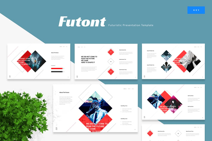 Futont - Futuristic Keynote Template