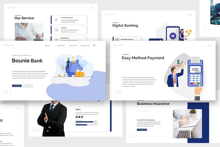 Bounie Company Profile Keynote Template