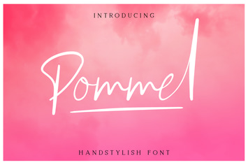 Pommel - Handstylish Font