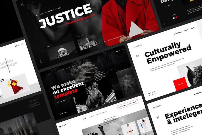 JUSTICE - Powerpoint Creative Business Marketing