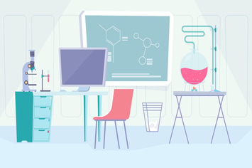 Labaratory - Illustration Background