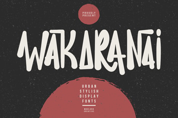 Wakaranai Urban Display Font