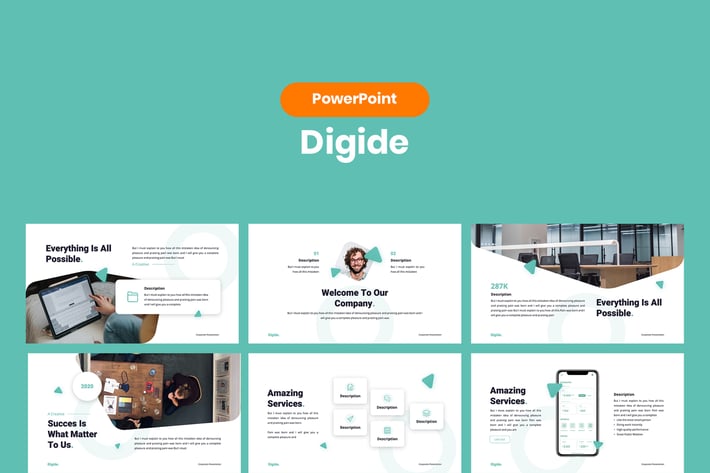 Digide - Startup PowerPoint Template