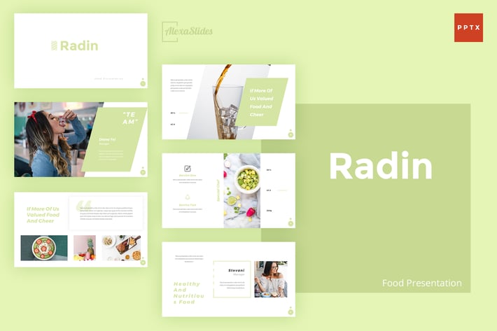 Radin - Food Powerpoint Presentation Template