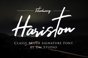 Hariston - Classy Signature Font