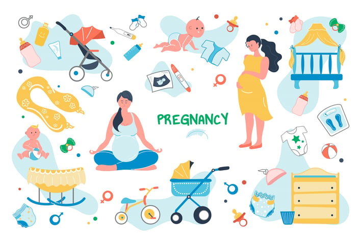 Pregnancy Set Isolated Elements