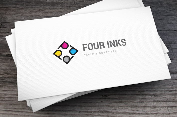 Four Inks Logo Template