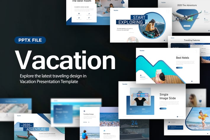 Vacation Traveling Presentation Template