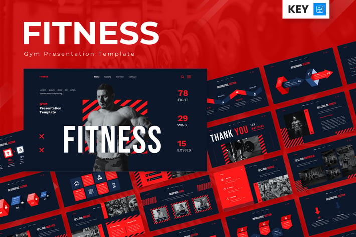 Fitness - GYM Keynote Templates