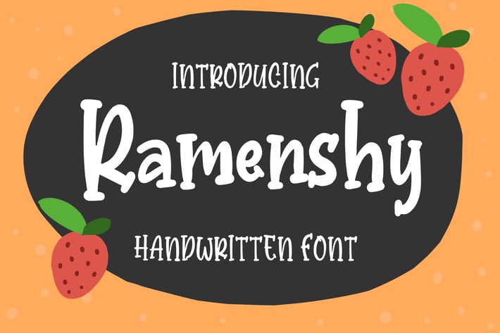 Ramenshy - Handwritten Font